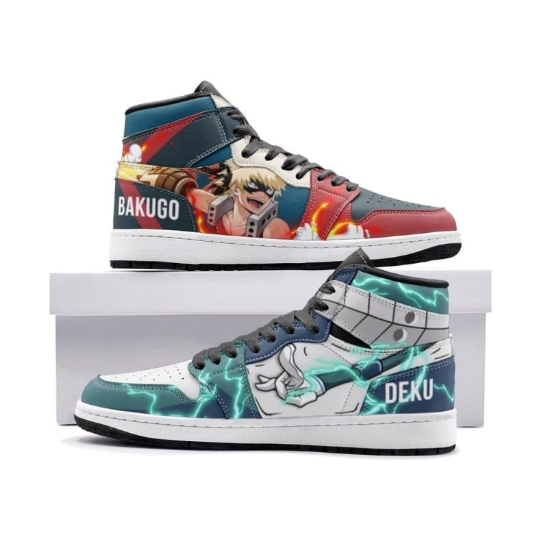 Deku-And-Bakugo-My-Hero-Air-Jordan-1-High-Top-Shoes-1