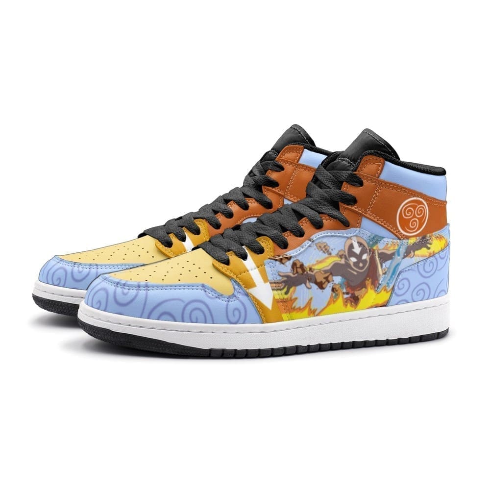 AAang Avatar Air Jordan 1 High Top Shoes SMAAAJ1