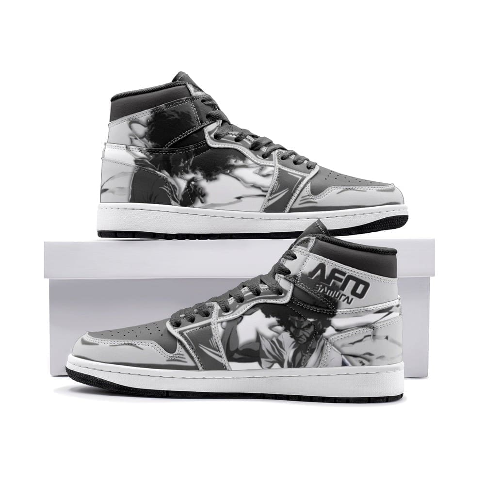 Afro Samurai Air Jordan 1 High Top Shoes SMASAJ1