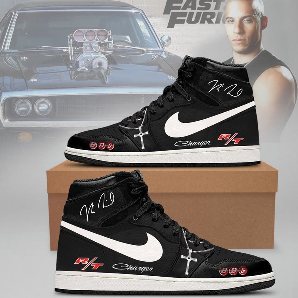 Fast and Furious Air Jordan 1 High Top Shoes SMFAFA13