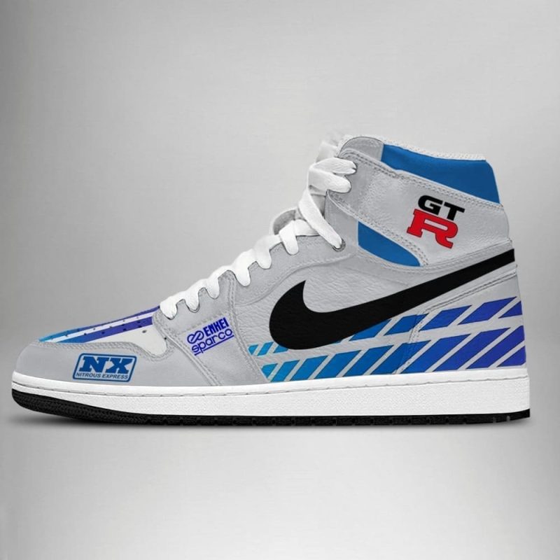 Fast and Furious Air Jordan 1 High Top Shoes SMFAFA7 - Image 2