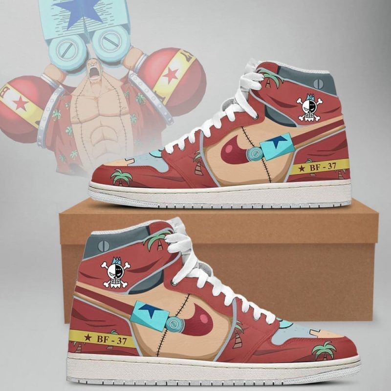 Franky One Piece Air Jordan 1 High Top Shoes SMFOPA2