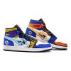 goku and vegeta dragon ball z air jordan 1 high top shoes 2 min