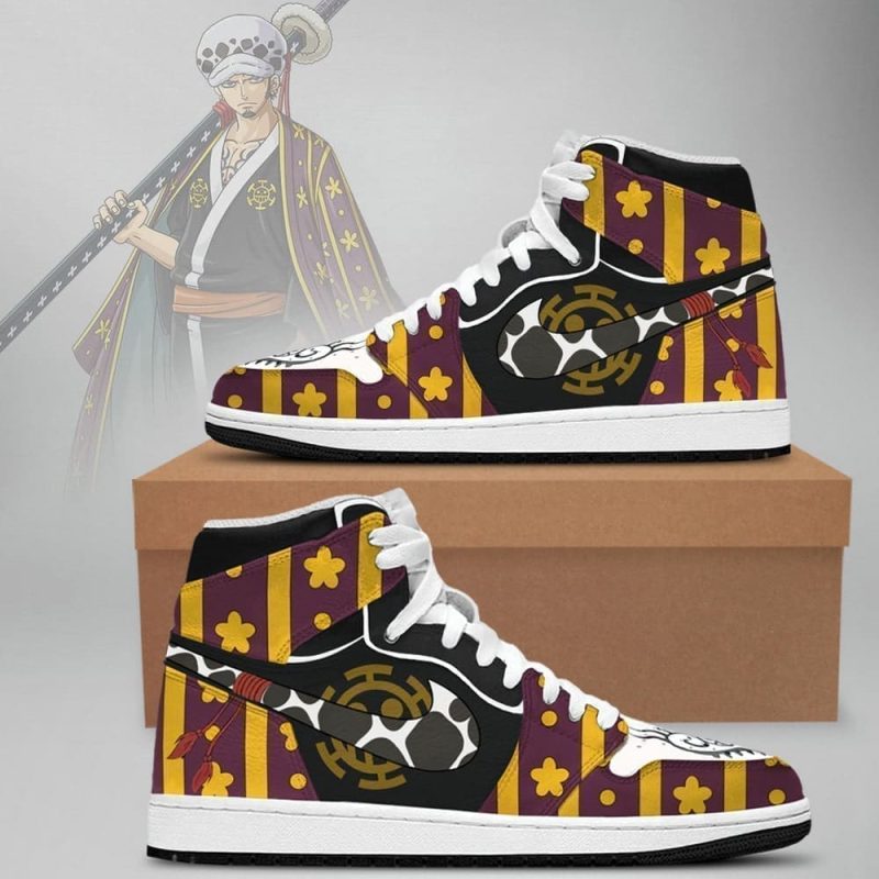 Law One Piece Air Jordan 1 High Top Shoes SMLOPA1