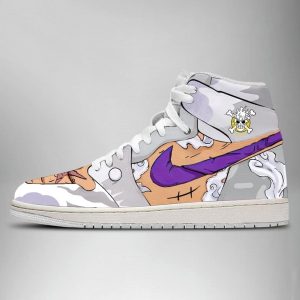 luffy gear 5 one piece air jordan 1 high top shoes 2 min