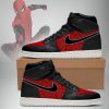 marvel avengers spiderman air jordan high top sneaker 1 min