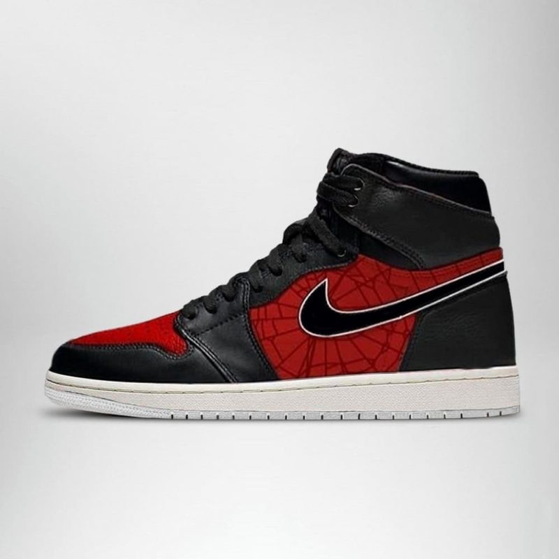 Avengers - Spiderman Air Jordan 1 High Top Shoes SMASAJ1 - Image 2