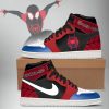 marvel miles morales spiderman air jordan high top sneaker 1 min