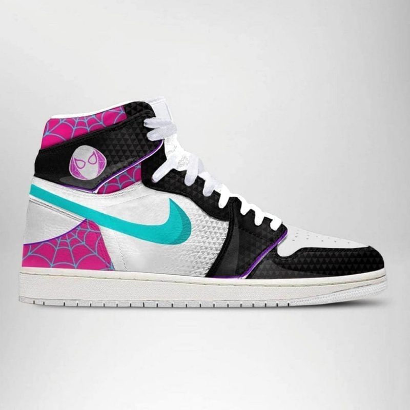 Gwen Stacy Air Jordan 1 High Top Shoes SMGSAJ3 - Image 3