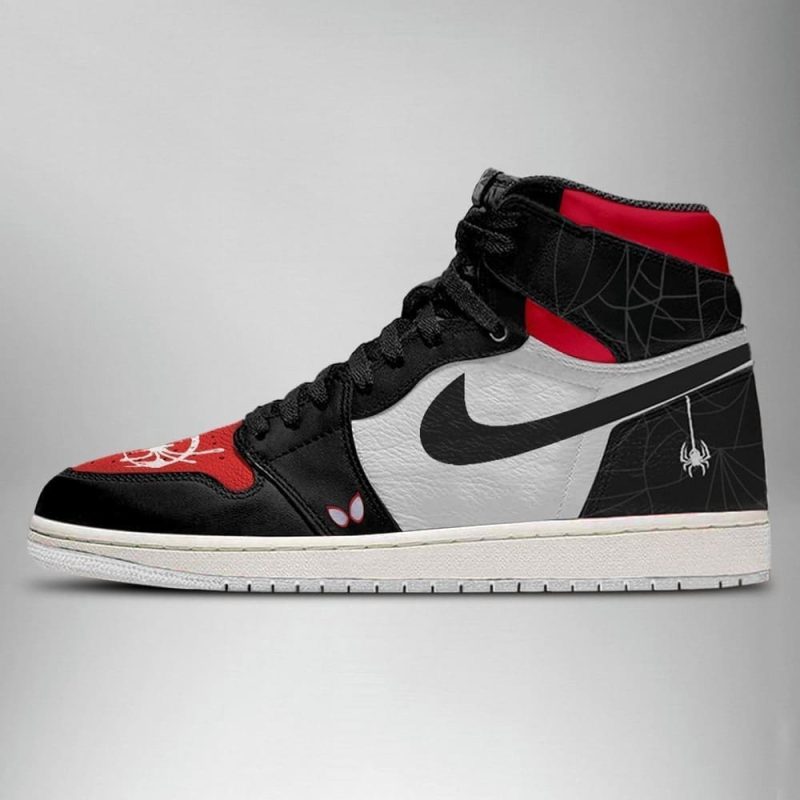 Spider-Man Miles Morales Air Jordan 1 High Top Shoes SMSMMM2 - Image 3