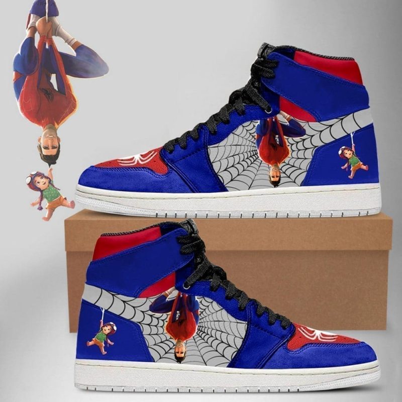 Spider-Man Peter B. Parker Air Jordan 1 High Top Shoes SMMSPB1