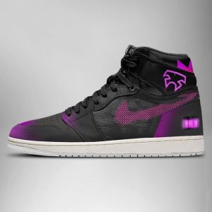 marvel spider man across the spider verse prowler air jordan high top sneaker 3 min