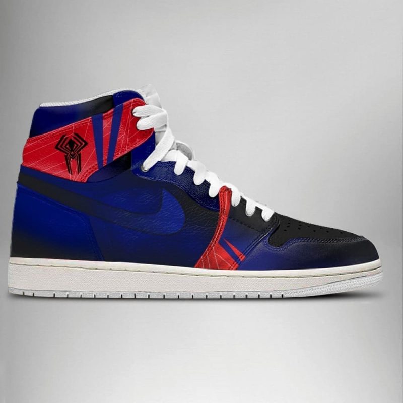 Spider-Man Verse Spider 2099 Air Jordan 1 High Top Shoes SMSMVS1 - Image 2