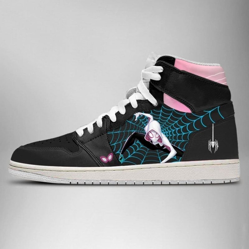 Gwen Stacy Air Jordan 1 High Top Shoes SMGSAJ5 - Image 3