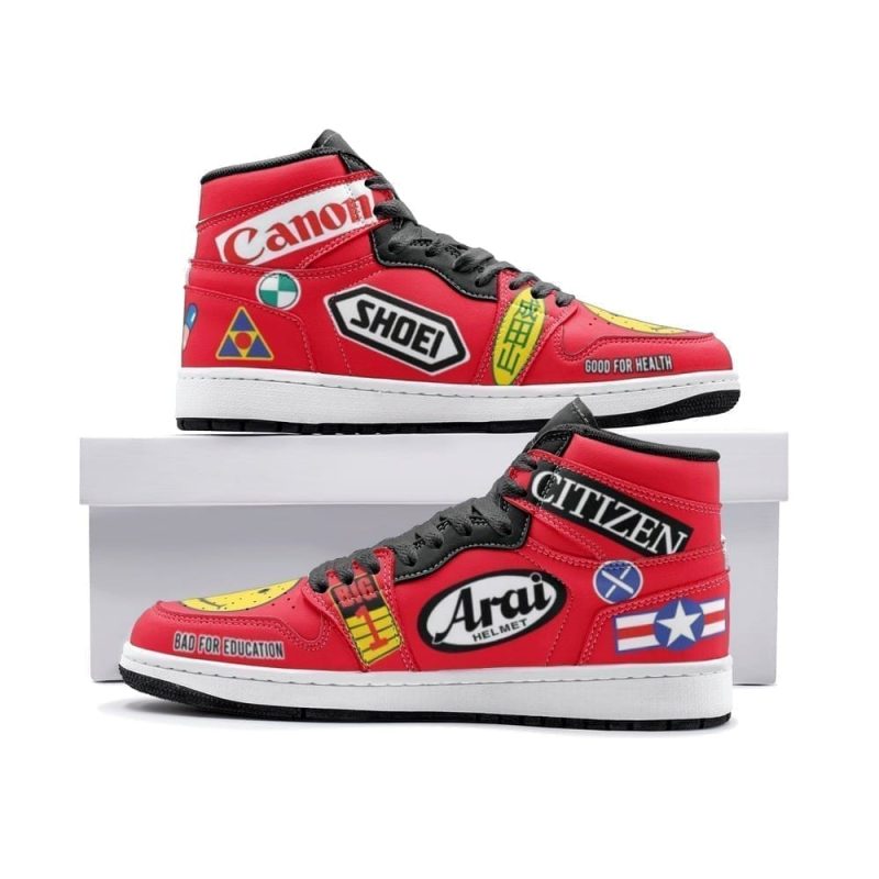 Akira Kaneda Full Decals Akira AJ1 High Top Shoes