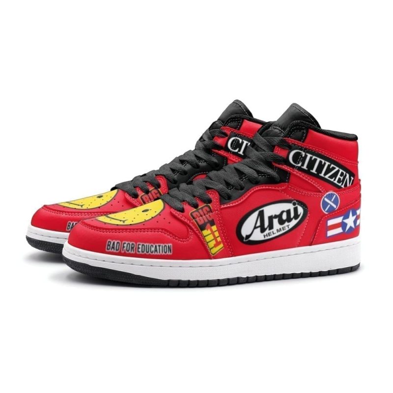 Akira Kaneda Full Decals Akira AJ1 High Top Shoes - Image 3