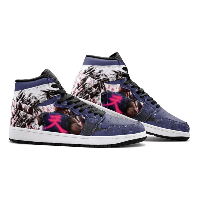 Akuma Street Fighter Air Jordan 1 High Top Shoes SMASFA1 - Image 2