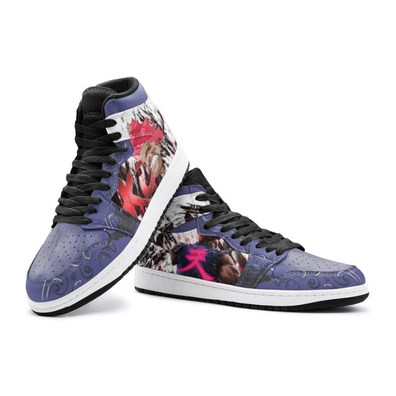 Akuma Street Fighter Air Jordan 1 High Top Shoes SMASFA1 - Image 4