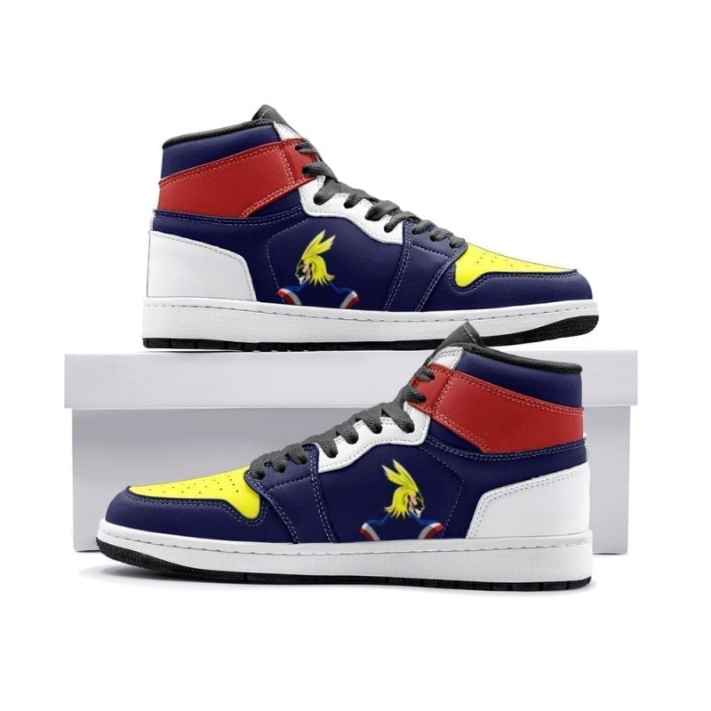 All Might My Hero Air Jordan 1 High Top Shoes SMAMMH1