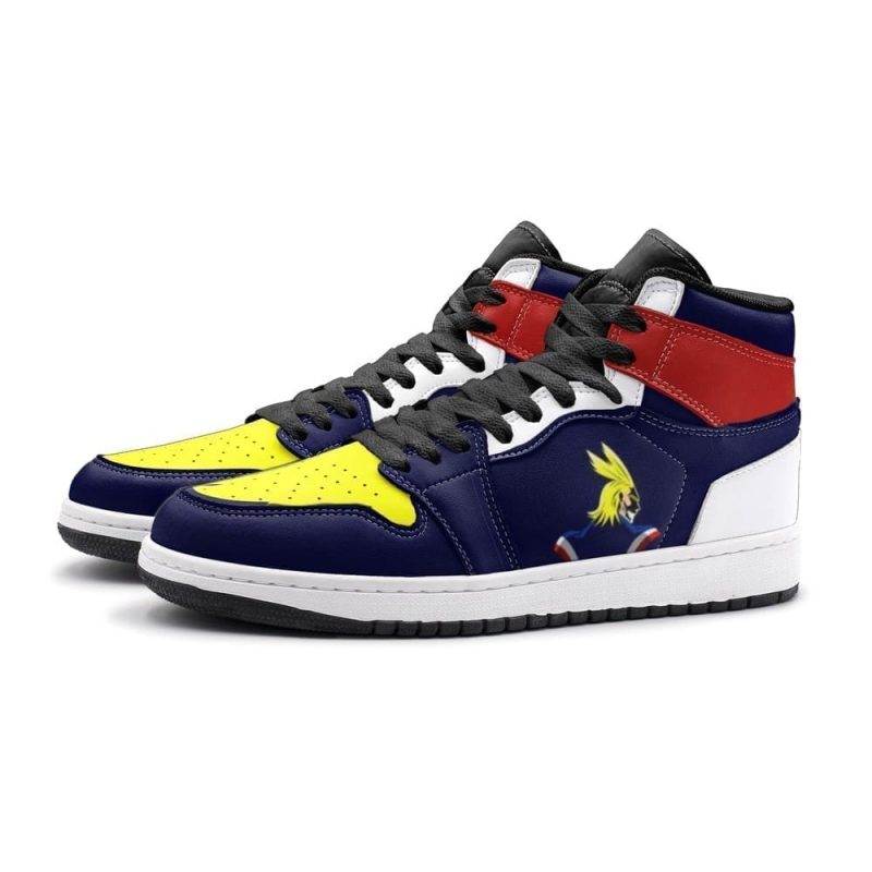 All Might My Hero Air Jordan 1 High Top Shoes SMAMMH1 - Image 3