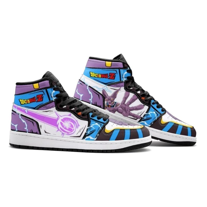 Beerus Dragon Ball Z Air Jordan 1 High Top Shoes SMBDBZ1 - Image 4