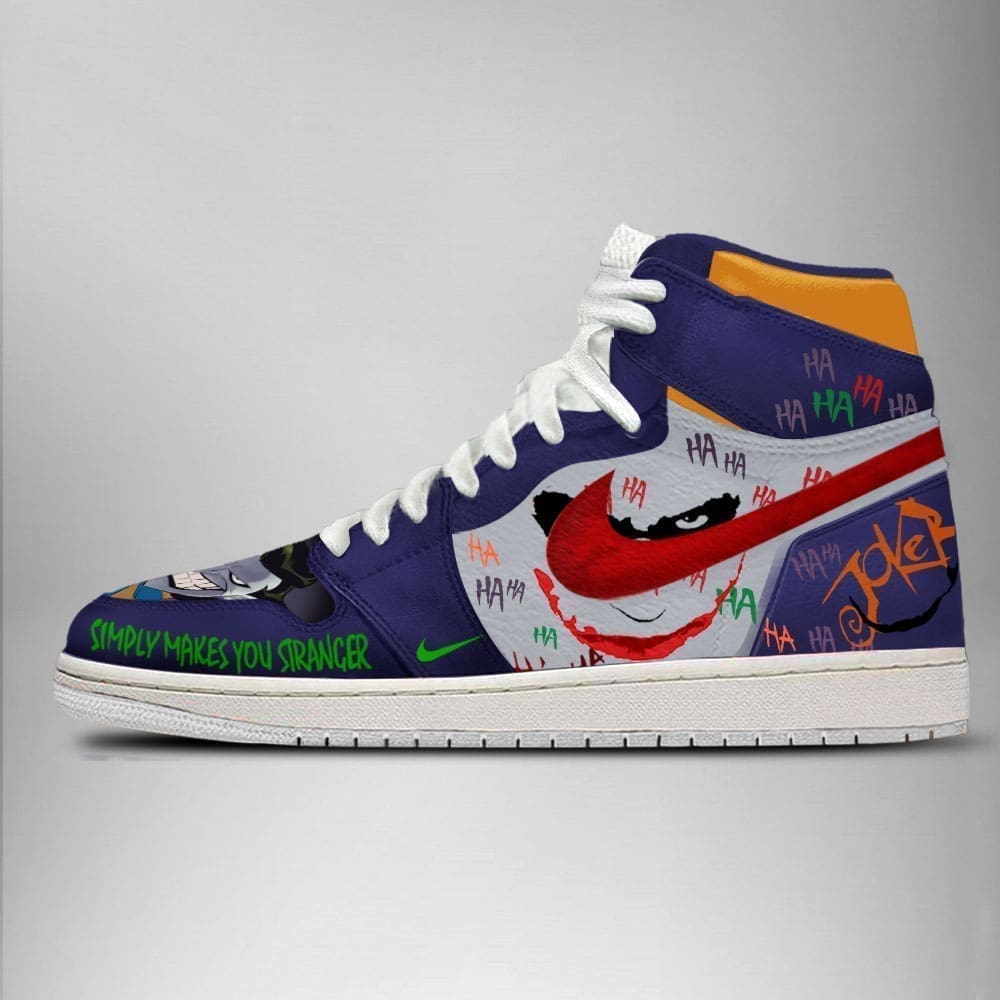 DC All Jokers Air Jordan 1 High Top Shoes