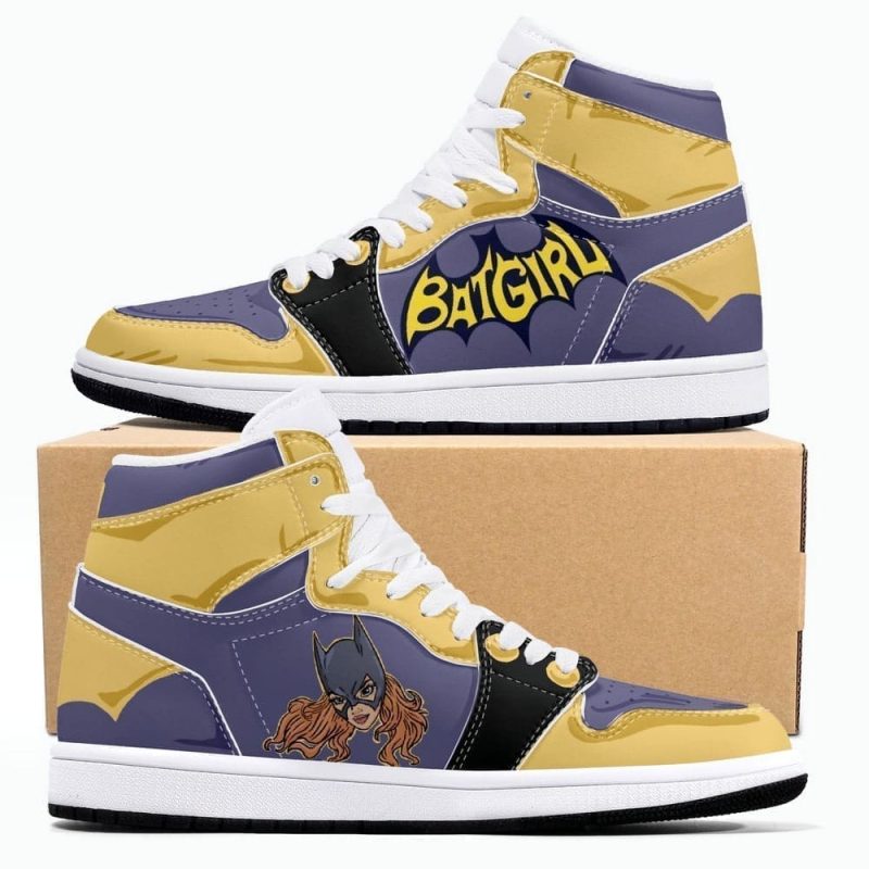 DC Batgirl Air Jordan 1 High Top Shoes