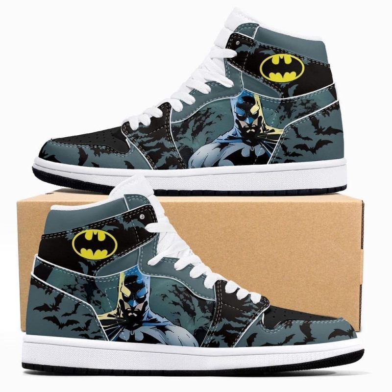 DC Batman Air Jordan 1 High Top Shoes