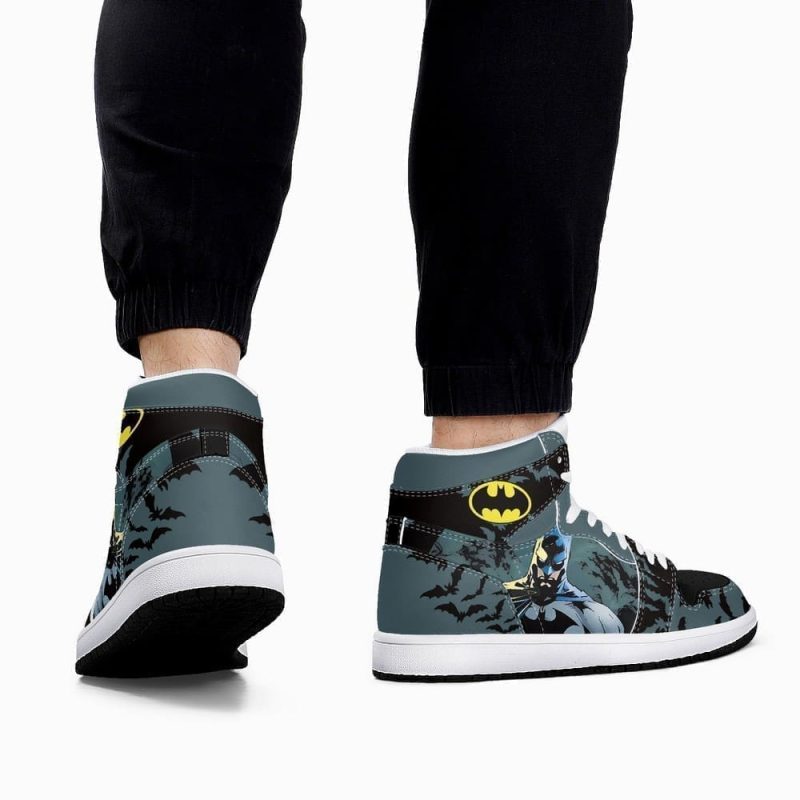 DC Batman Air Jordan 1 High Top Shoes