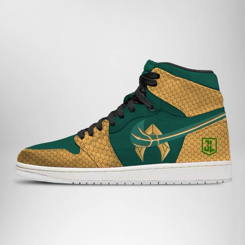 aquaman air jordan high top shoes