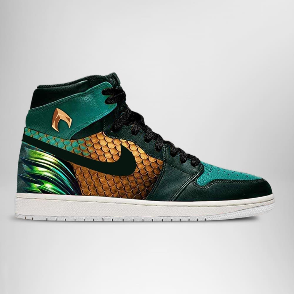 dc justice league aquaman air jordan 1 high top shoes verse 2 3