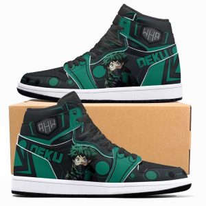 Deku WHA Air Jordan 1 High Top Shoes