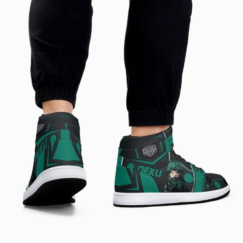 Deku WHA Air Jordan 1 High Top Shoes