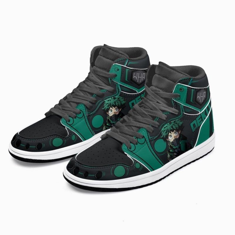 Deku WHA Air Jordan 1 High Top Shoes