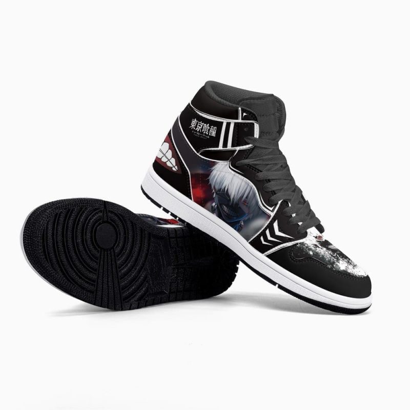 Kaneki Tokyo Ghoul Air Jordan 1 High Top Shoes