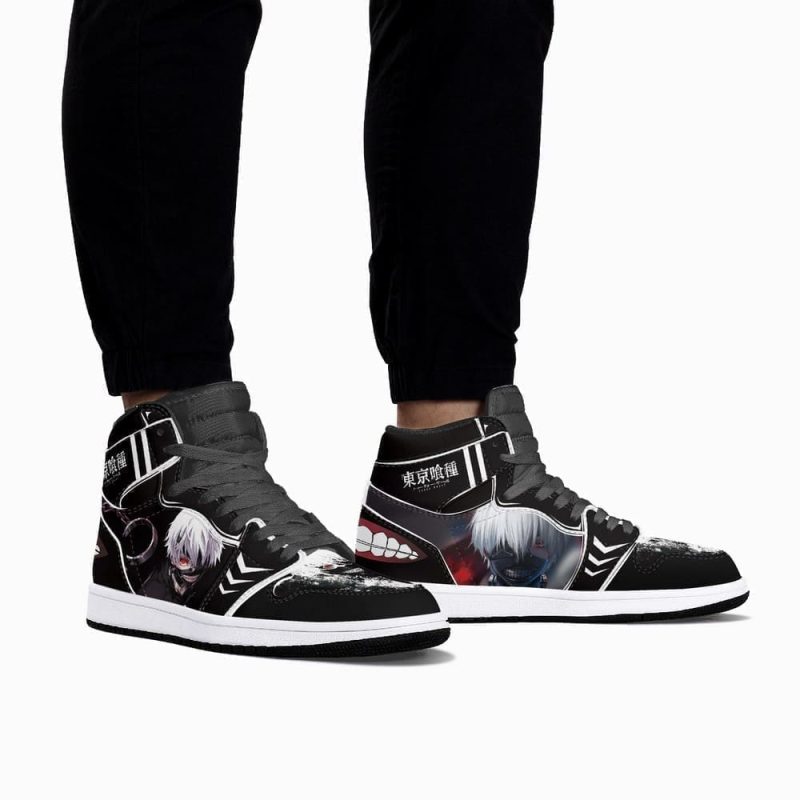 Kaneki Tokyo Ghoul Air Jordan 1 High Top Shoes