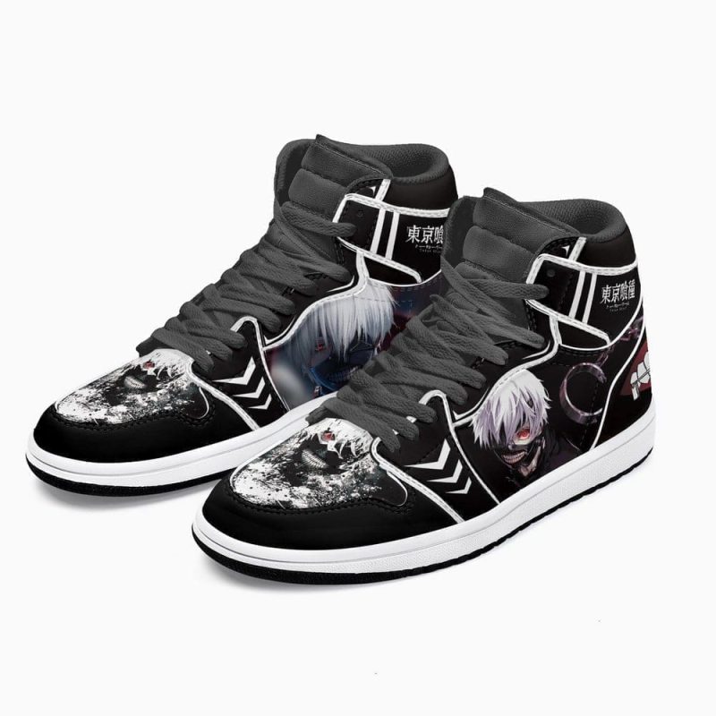 Kaneki Tokyo Ghoul Air Jordan 1 High Top Shoes