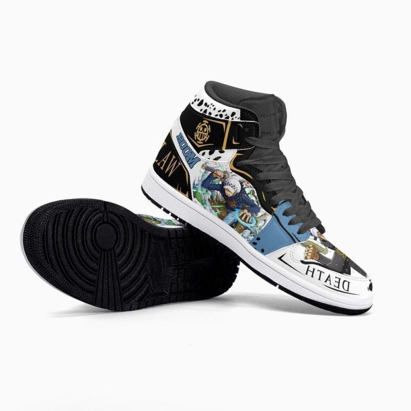 Law One Piece Air Jordan 1 High Top Shoes