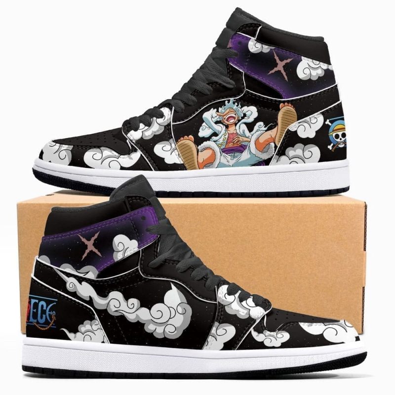 Luffy Gear 5 Air Jordan 1 High Top Shoes