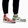 Luffy vs Zoro Air Jordan 1 High Top Shoes