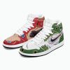 Luffy vs Zoro Air Jordan 1 High Top Shoes