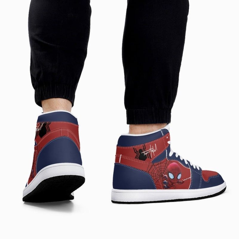 Marvel Spiderman Air Jordan 1 High Top Shoes Version 2