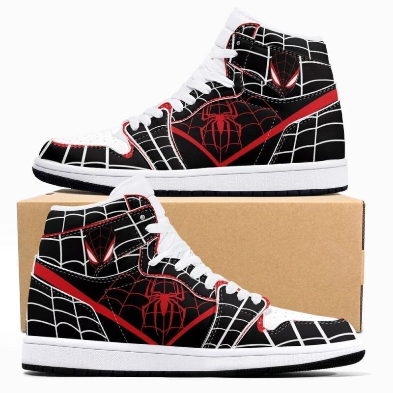 Marvel Spiderman Air Jordan 1 High Top Shoes Version 3