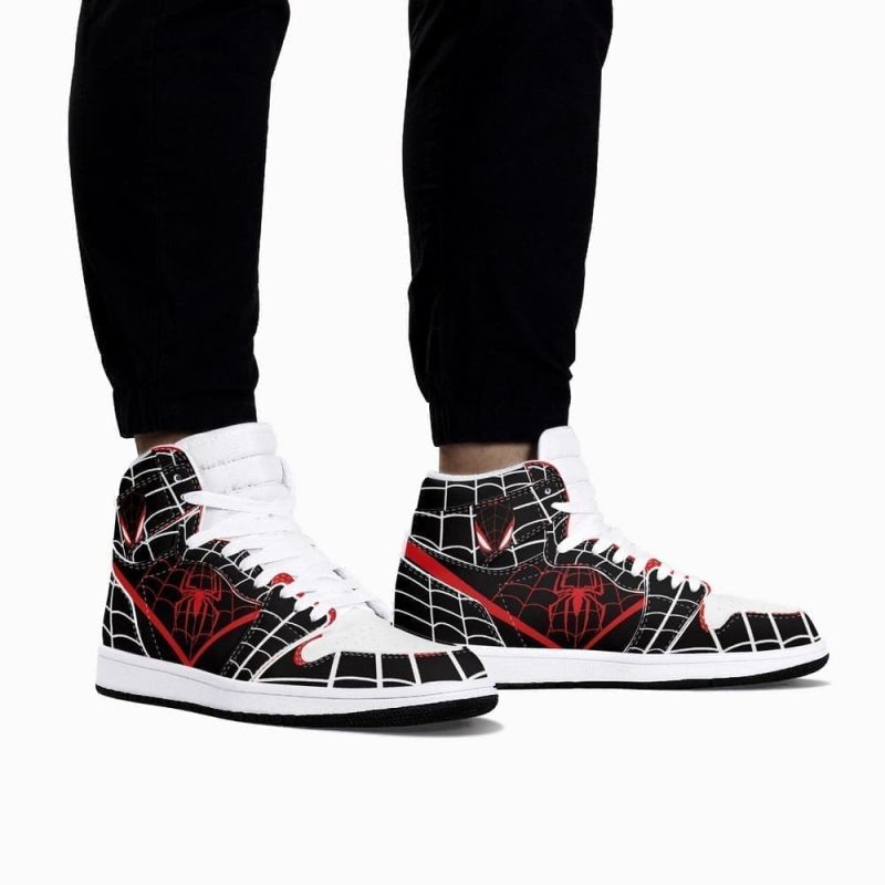 Marvel Spiderman Air Jordan 1 High Top Shoes Version 3