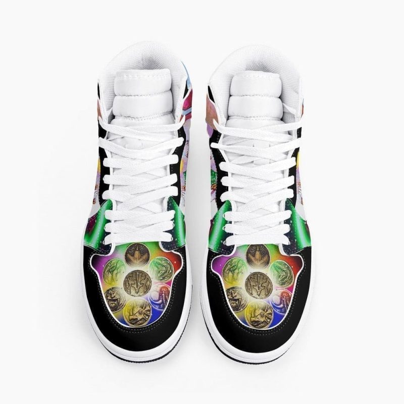 Power Rangers Air Jordan 1 High Top Shoes