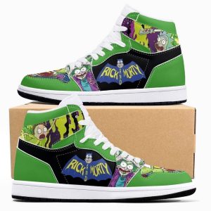 Rick and Morty Air Jordan 1 High Top Shoes