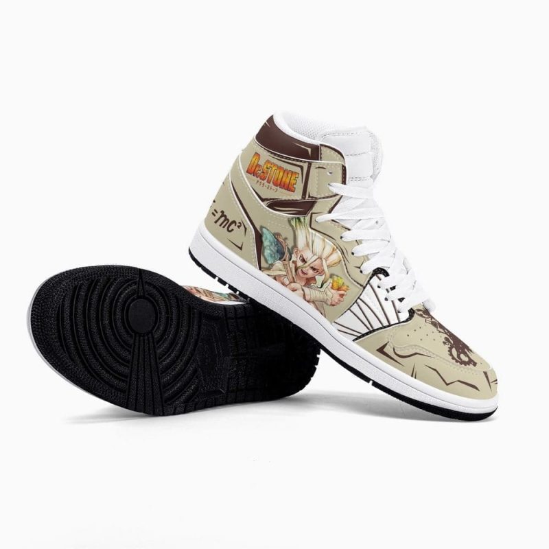 Senku Ishigami Air Jordan 1 High Top Shoes SMSIAJ1 - Image 2