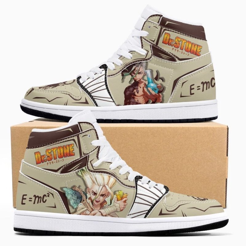 Senku Ishigami Air Jordan 1 High Top Shoes SMSIAJ1 - Image 6