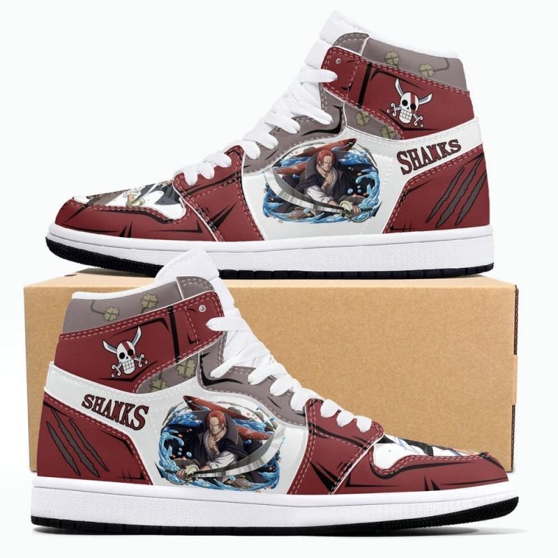 Shanks One Piece Air Jordan 1 High Top Shoes SMSOPA1 - Image 5