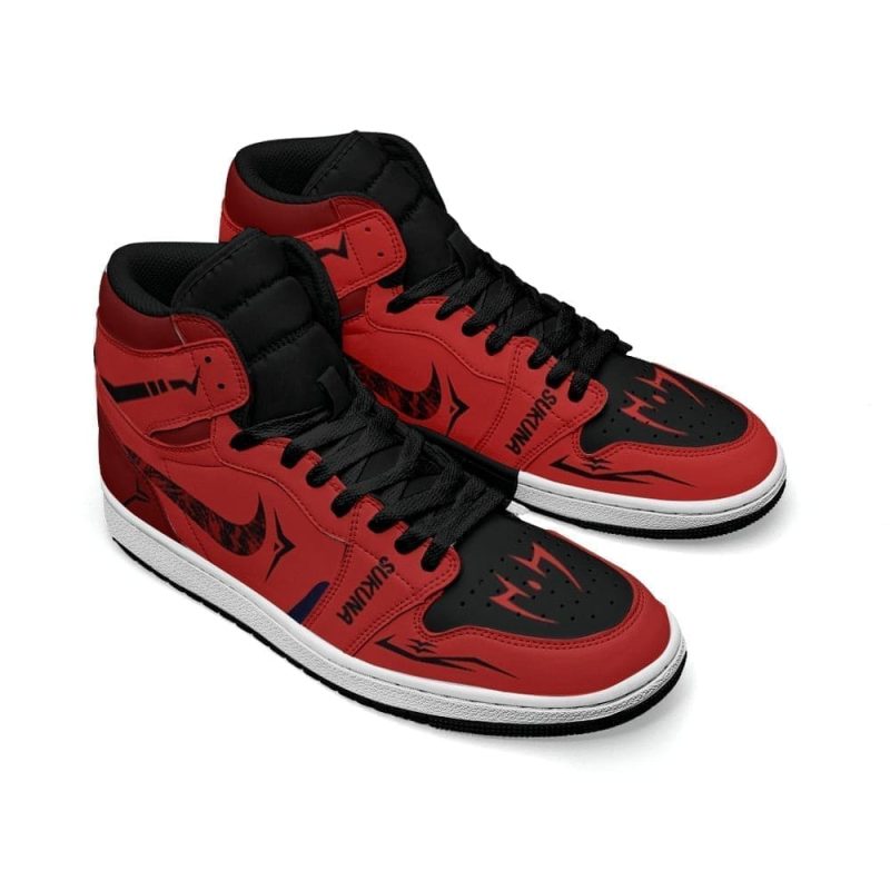 Sukuna Air Jordan 1 High Top Shoes